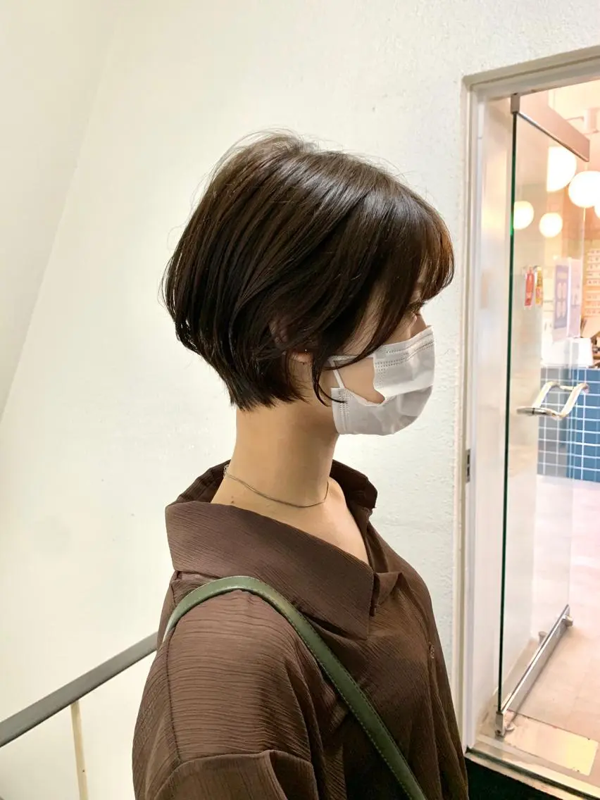 ショート カラー ショートボブ ボブ ショートヘア カット ヘアカラー トリートメント 【S.BROOM】 店長　西川徹のヘアスタイル