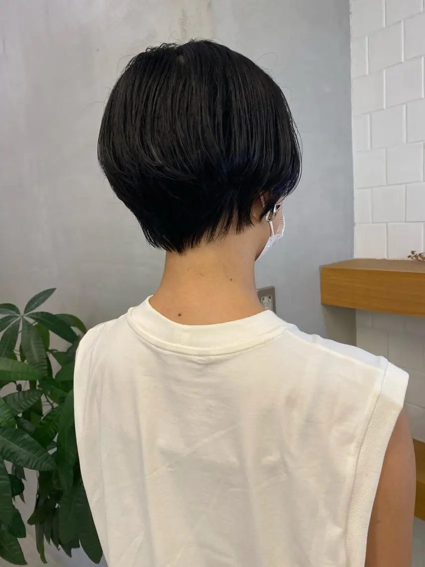 ショート カラー ヘアアレンジ ショートヘア 、 、のヘアスタイル