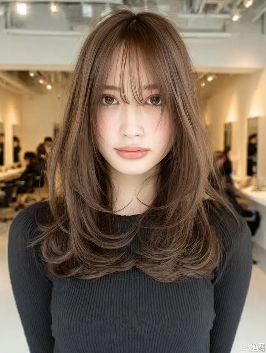 セミロング ハッシュカット 髪質改善 レイヤーカット 縮毛矯正 トリートメント カット ヘアカラー トリートメント 生艶髪&レイヤー🔔 渋谷お薦めNo.1✨のヘアスタイル