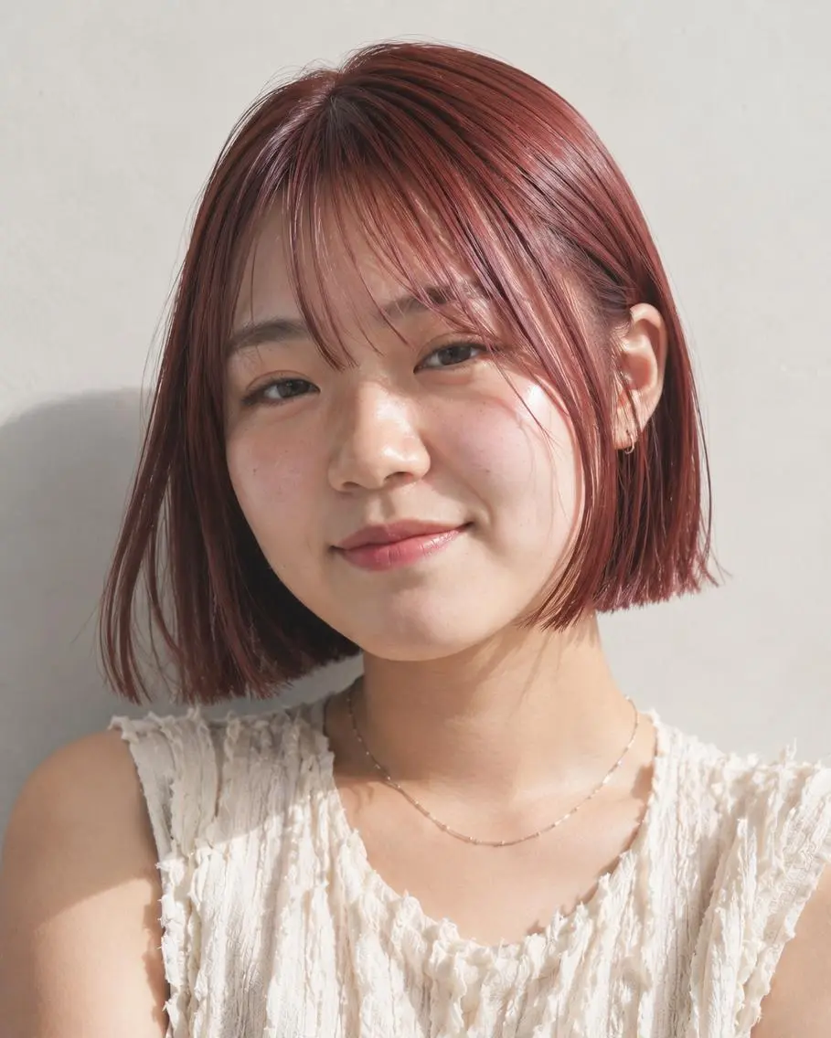 ミディアム カラーモデル募集☆ 山村梨香のヘアスタイル