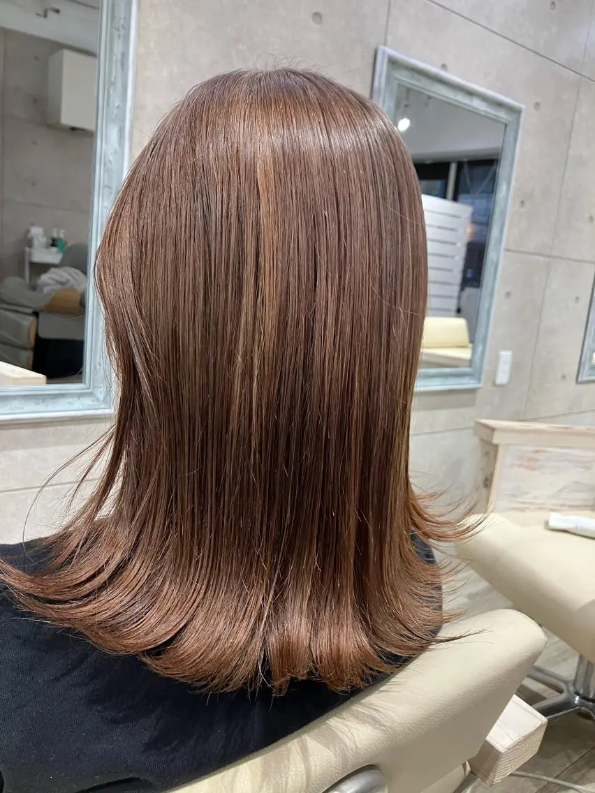 セミロング 中野 雄也のヘアスタイル