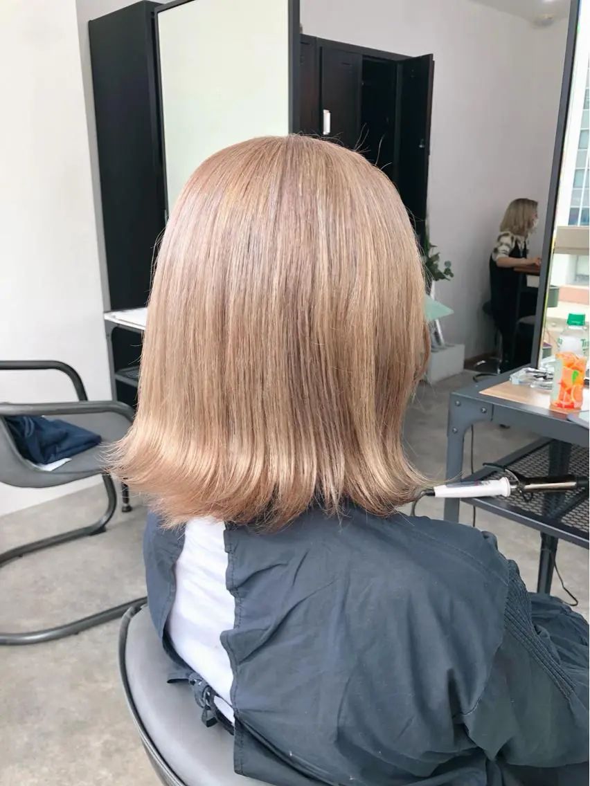 ショート カラー パーマ ヘアアレンジ メンズ キッズ ネイル マツエク・マツパ メンズバレイヤージュ メンズブリーチ メンズハイライト メンズインナーカラー メンズ韓国風 エビスザキレン/メン ズ/心斎橋🌳のヘアスタイル