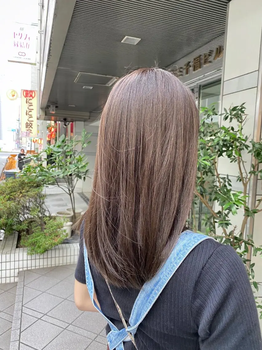 ロング カラー 縮毛矯正/髪質改善 コヤマのヘアスタイル