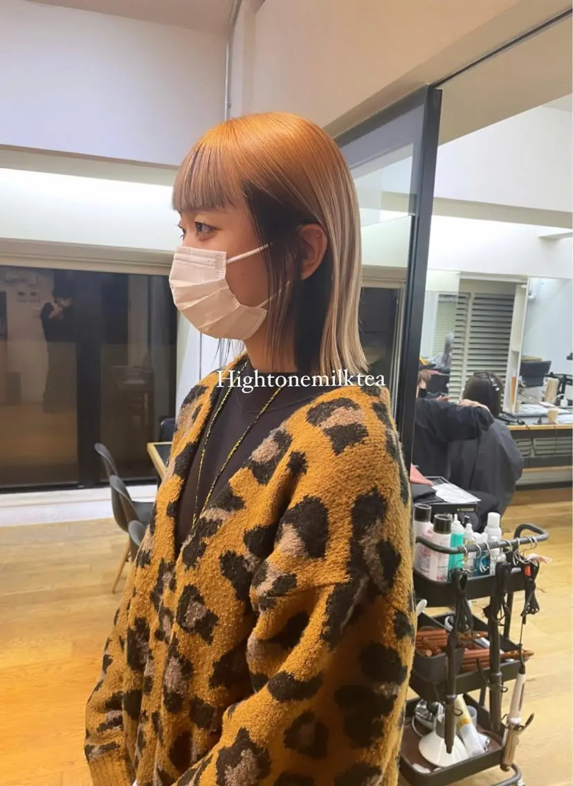 ミディアム カラー ヘアカラー トリートメント 🟧オシャレ女子多数 アツシ🟧のヘアスタイル