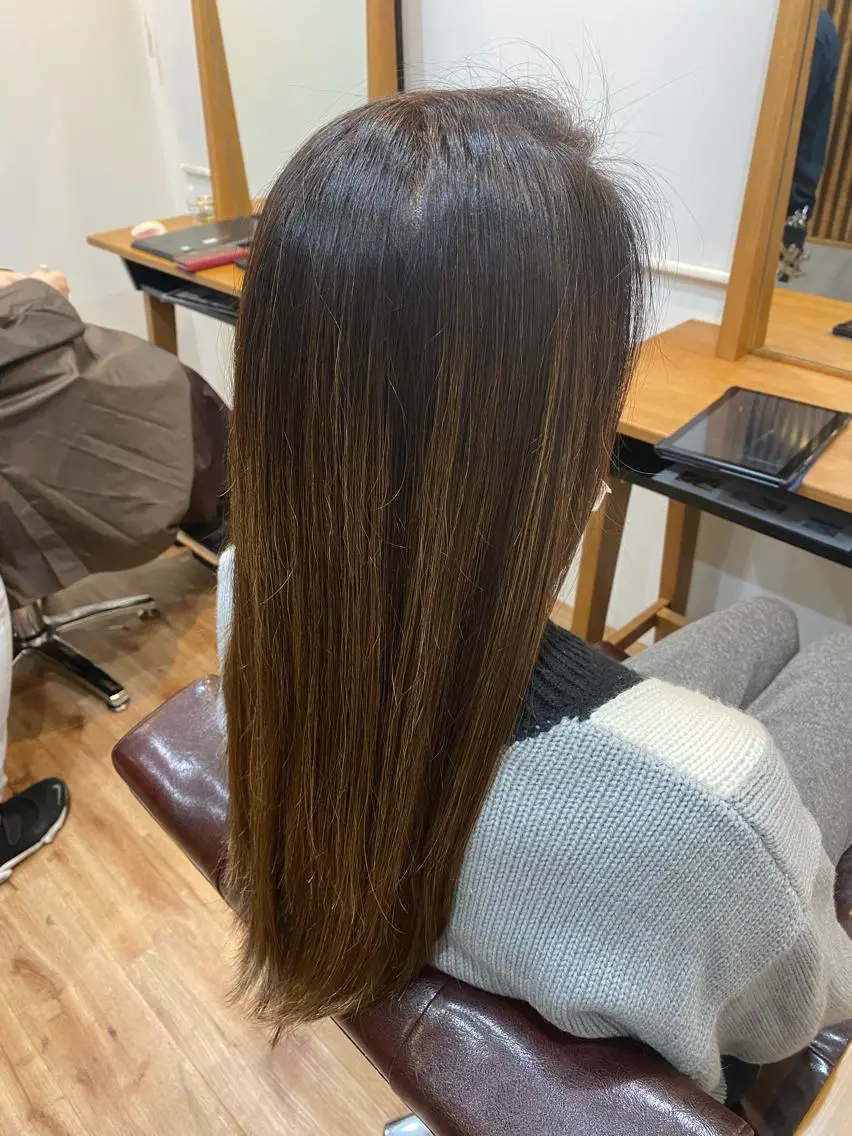 ロング 髪質改善&縮毛矯正 カット/soyaのヘアスタイル