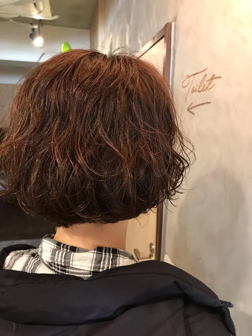 ショート カット パーマ トリートメント ayane⭐️ボブ・ ショート・パーマのヘアスタイル