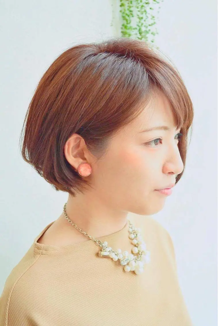 ショート カラー ショートボブ ボブ ショートヘア メンズ指名多数!! 田島史也のヘアスタイル