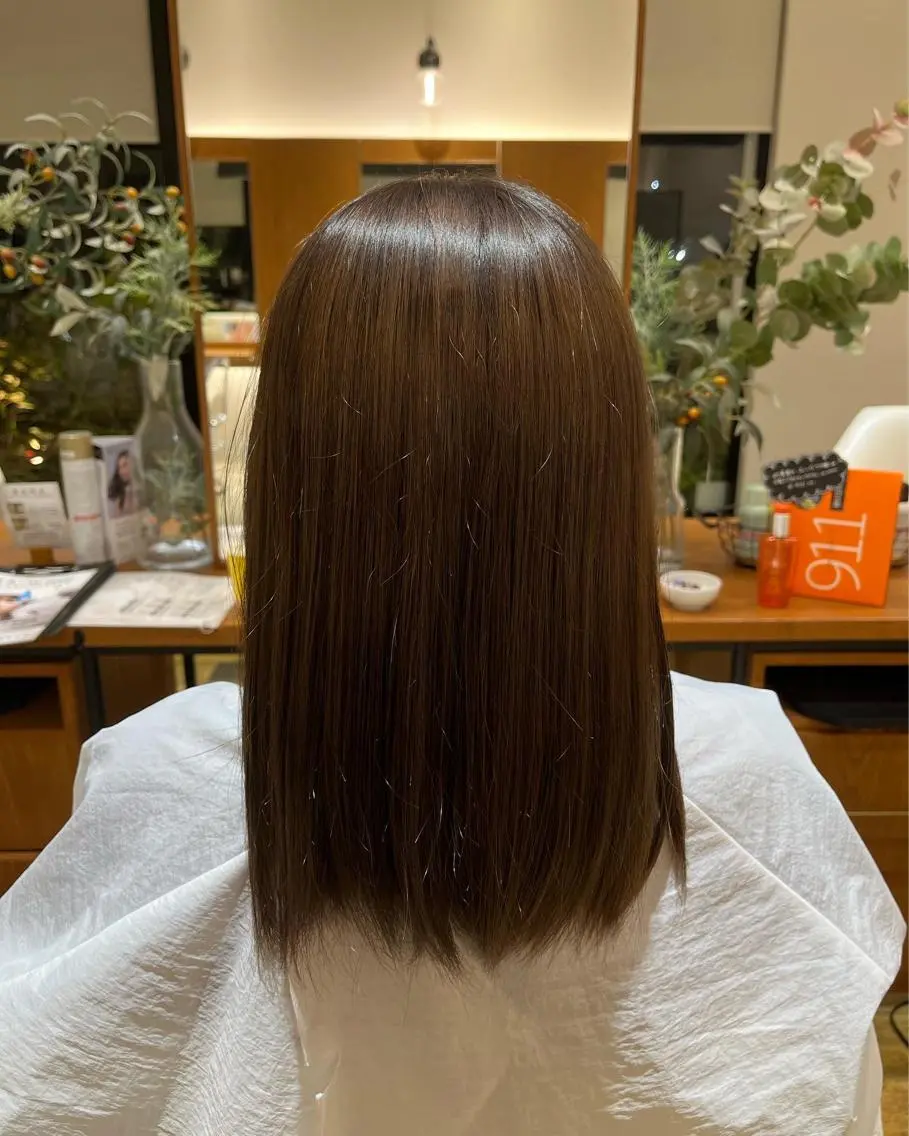 ミディアム 髪質改善 角田 琉希也のヘアスタイル