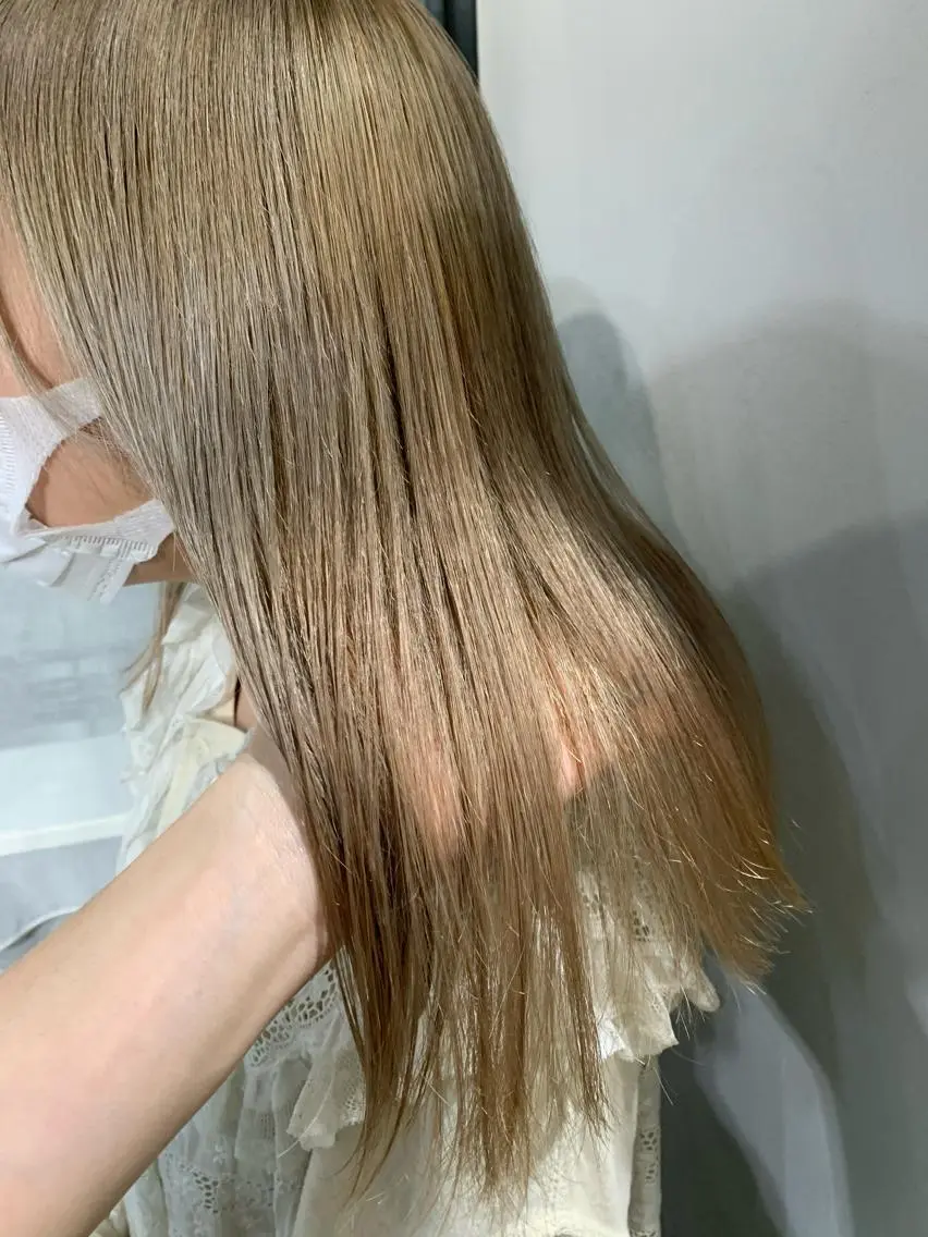 ロング カラー パーマ ボブパーマコテ巻き風 パーマNo1深江秀平のヘアスタイル