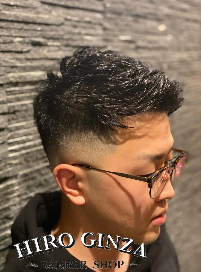 ショート メンズ 猪井 明のヘアスタイル