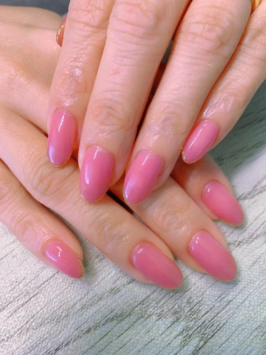 ネイル ラメ(グリッター) ハンドネイル フットネイル Adite nailのネイルデザイン