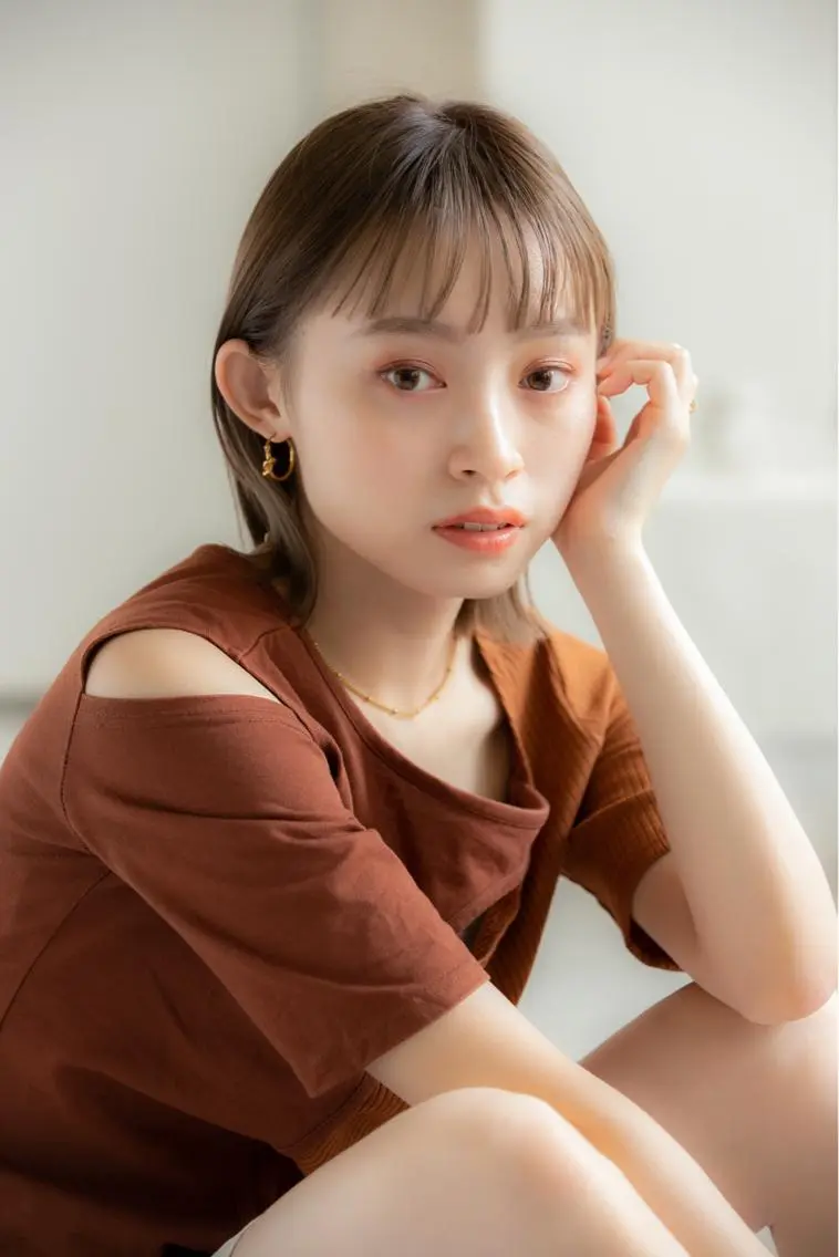 ミディアム カラー ベージュカラー ブリーチ ボブ カット ヘアカラー トリートメント 顔まわりカット/ ボブ/SHIMADAのヘアスタイル