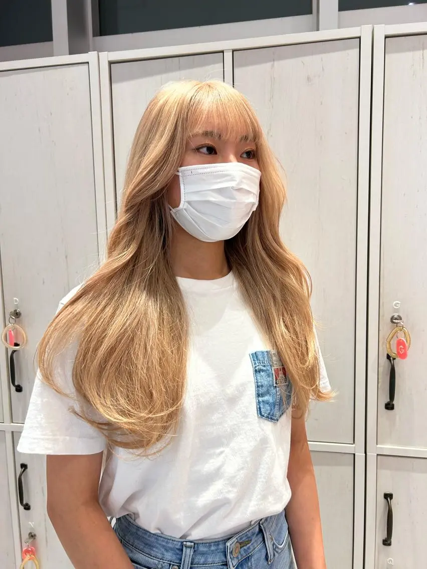 ロング カット ヘアカラー 梅田/大阪美容室 kazumaのヘアスタイル