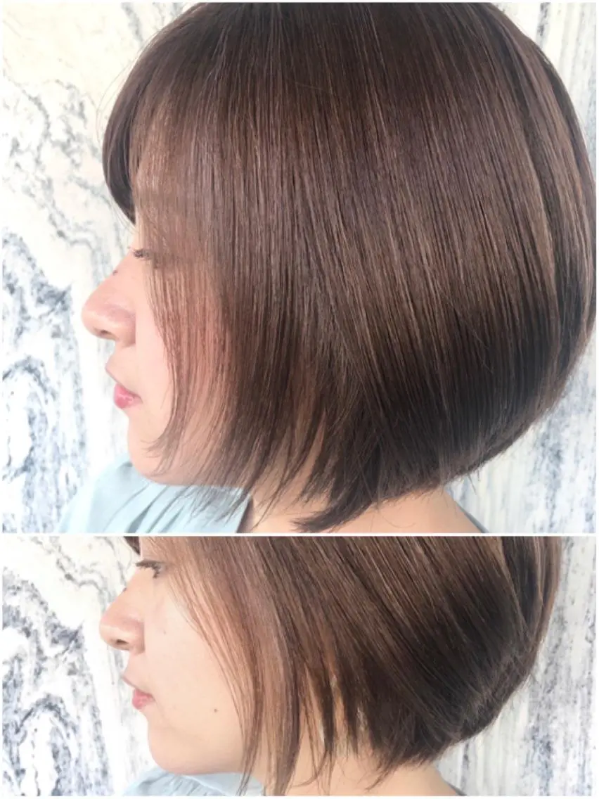 ショート カラー ピンクカラー カット ヘアカラー 藤井 さと実のヘアスタイル