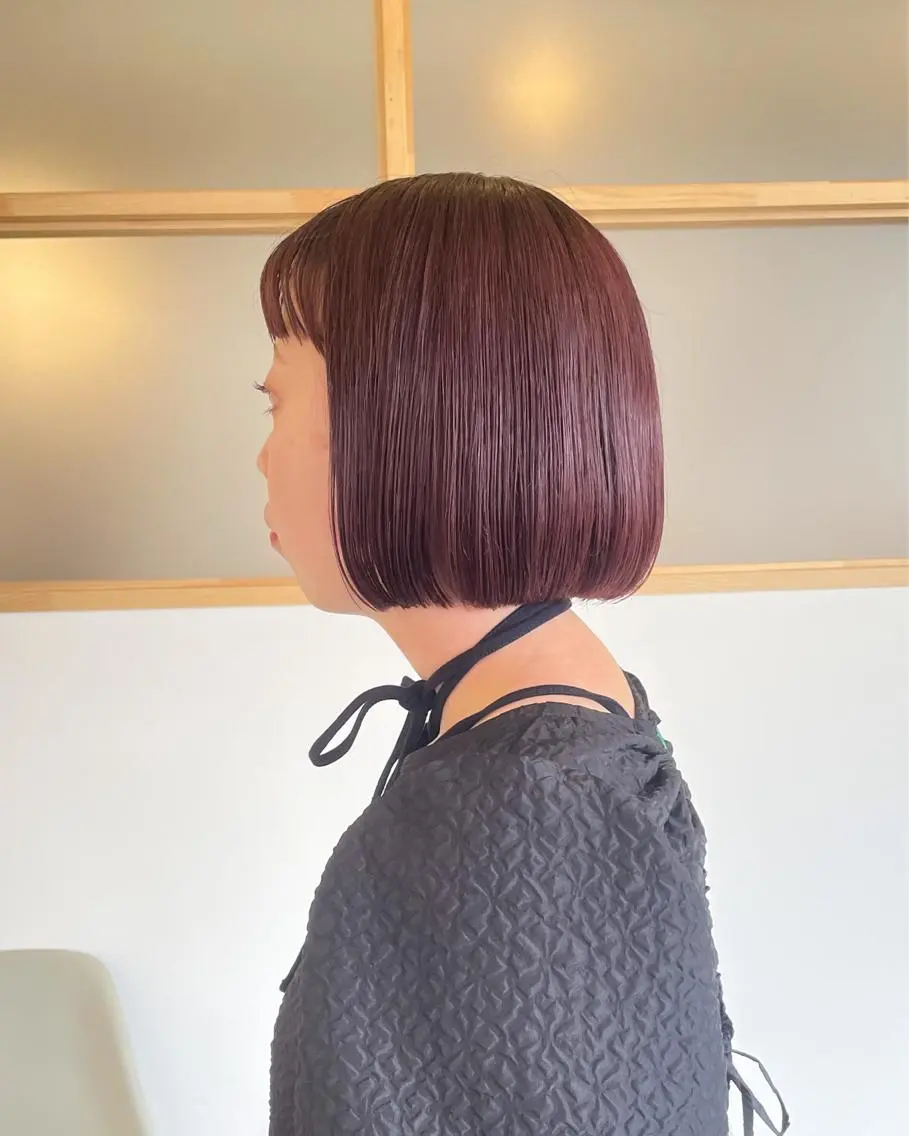 ショート カラー ブリーチ カット ヘアカラー トリートメント 吉田 浩太郎のヘアスタイル