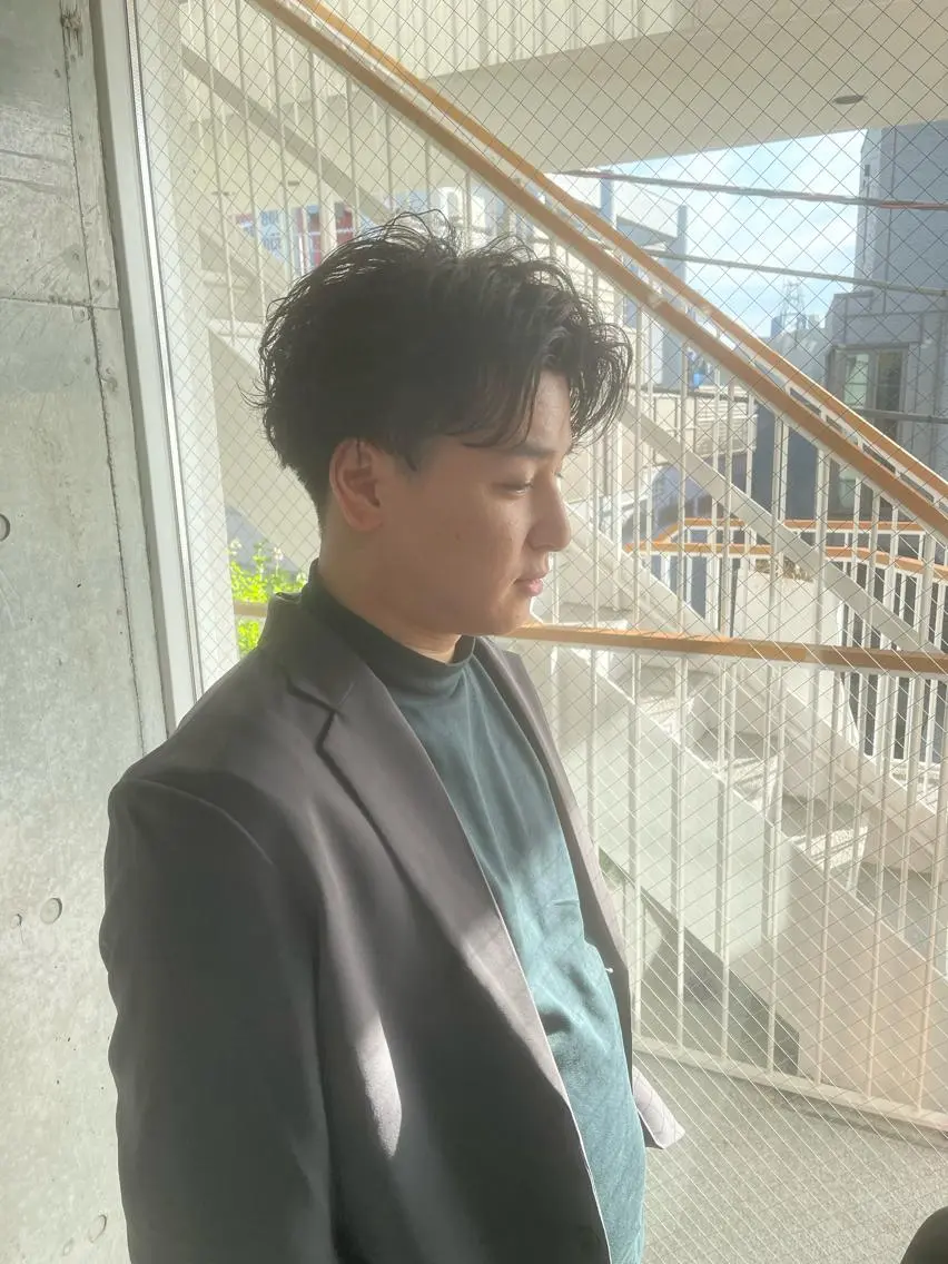 メンズ バレイヤージュ特化/ アキラのヘアスタイル