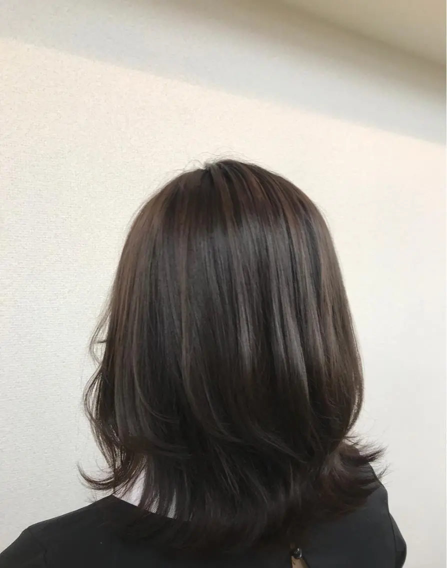 ミディアム もりたみかこ 美容師お休み中のヘアスタイル