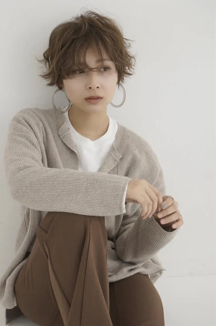 ショート カラー 似合わせカット🌿 前川のヘアスタイル