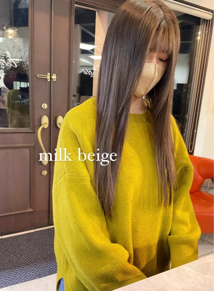 ロング カラー カット ヘアカラー コレットヘアー 田中アヤノのヘアスタイル