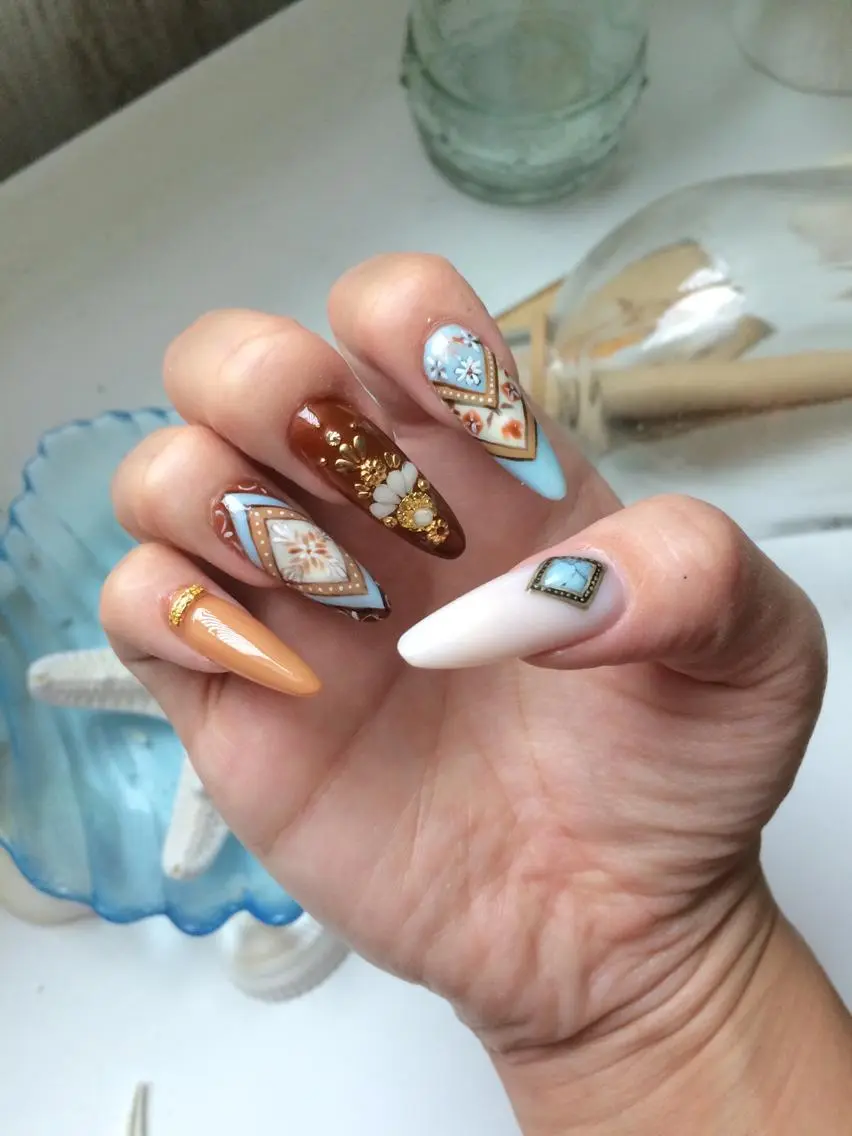 ネイル ハンドネイル Nailsalon E's cafeのネイルデザイン