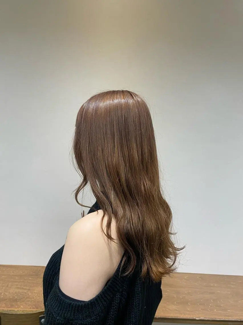 カラー ブリーチ ブラウンカラー 翔斗ブリーチなし🫧 で叶う透明感カラーのヘアスタイル