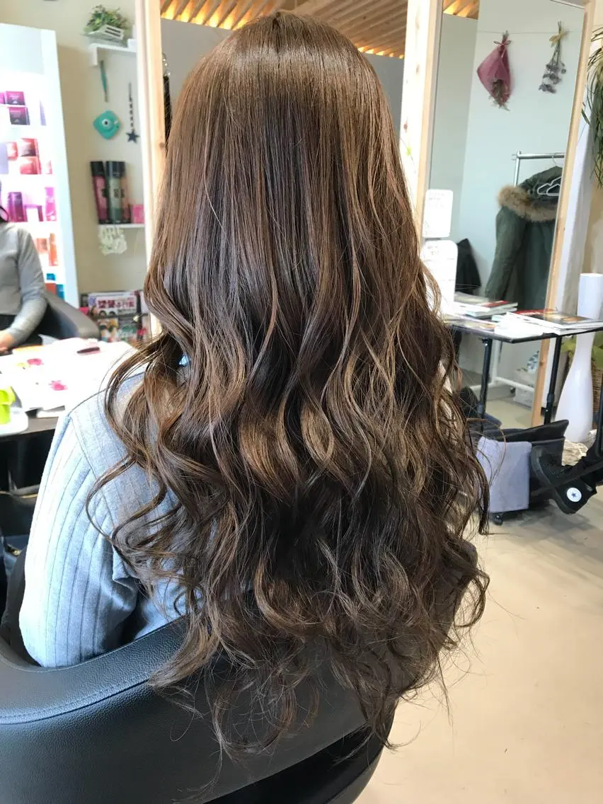 ロング カラー 関口 友行のヘアスタイル