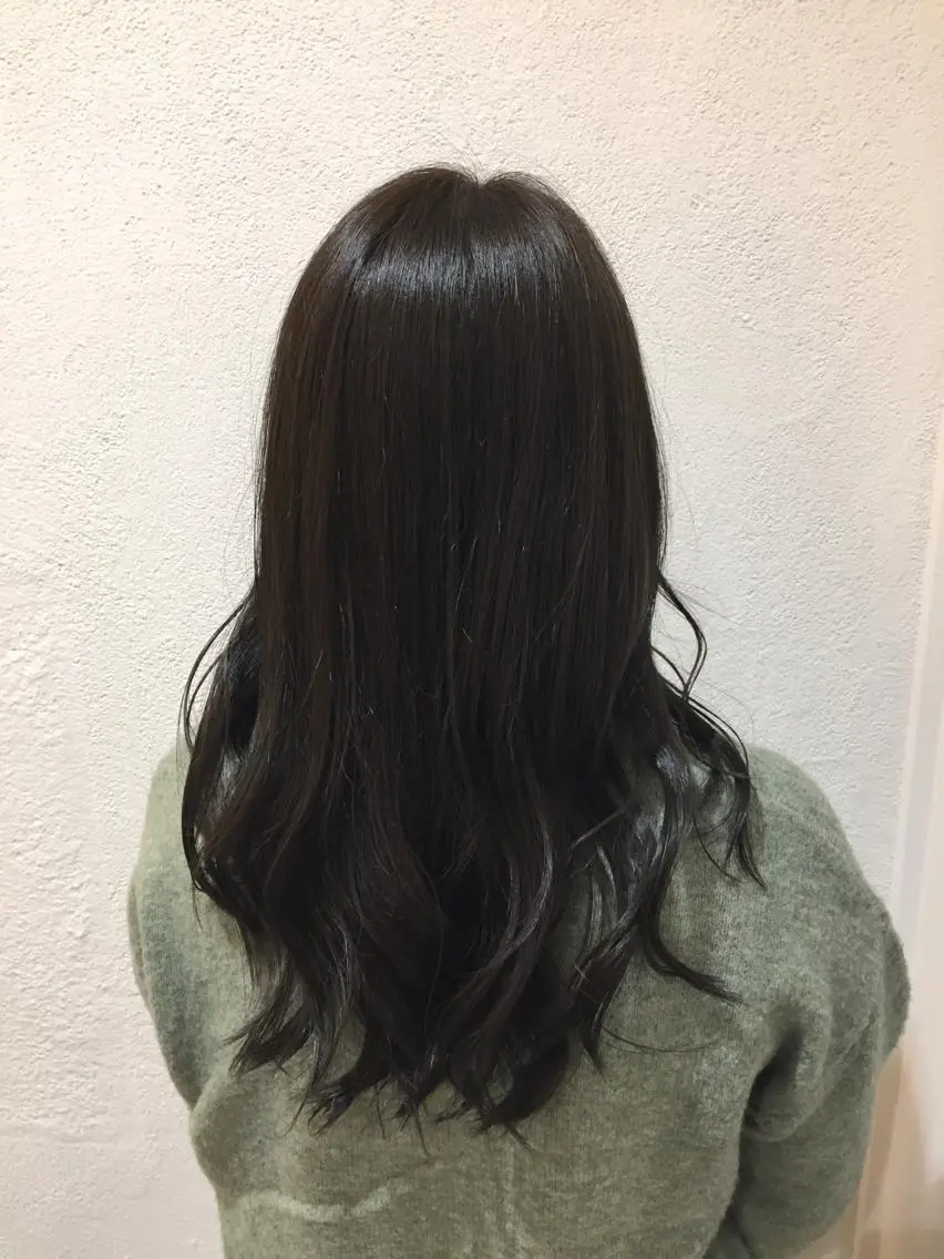 ロング カラー グレージュ カーキグレージュ 髪質改善/艶髪/大竹 穂香🦉のヘアスタイル