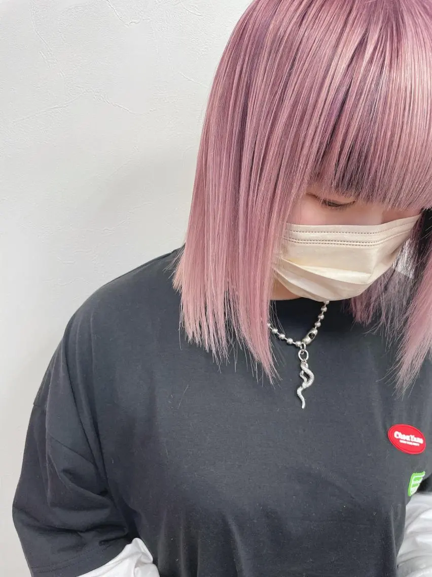 ミディアム カラー カット ヘアカラー コレットヘアー 田中アヤノのヘアスタイル
