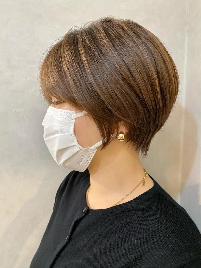 ショート カラー カット 🍃ショートヘア🍃 北林春樹のヘアスタイル
