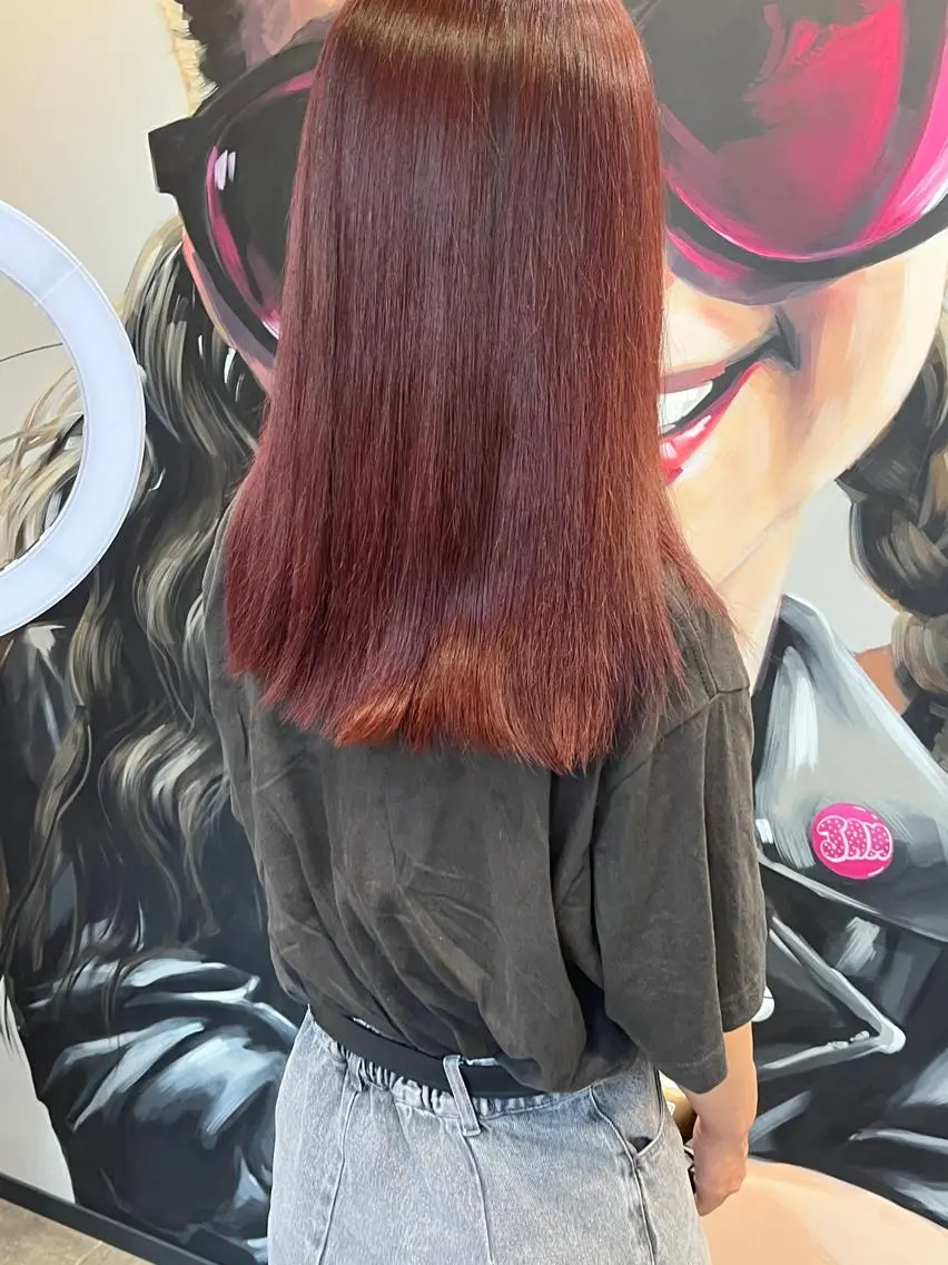 ショート カラー パーマ ヘアアレンジ メンズ キッズ ネイル マツエク・マツパ アイブロウ メンズパーマ ブラウンカラー ケアカラー 透明感カラー ピンクカラー 久木原 ゆりのヘアスタイル