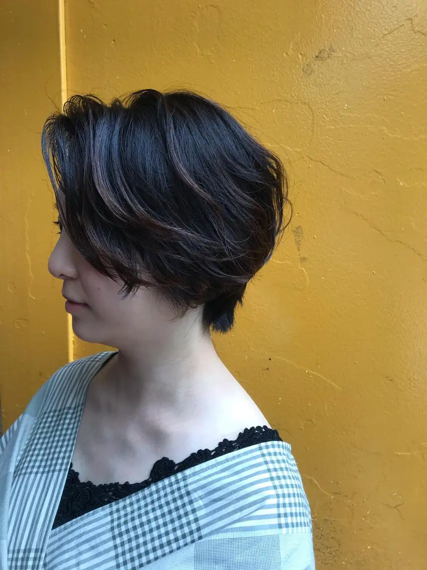 ショート カット パーマ トリートメント ayane⭐️ボブ・ ショート・パーマのヘアスタイル
