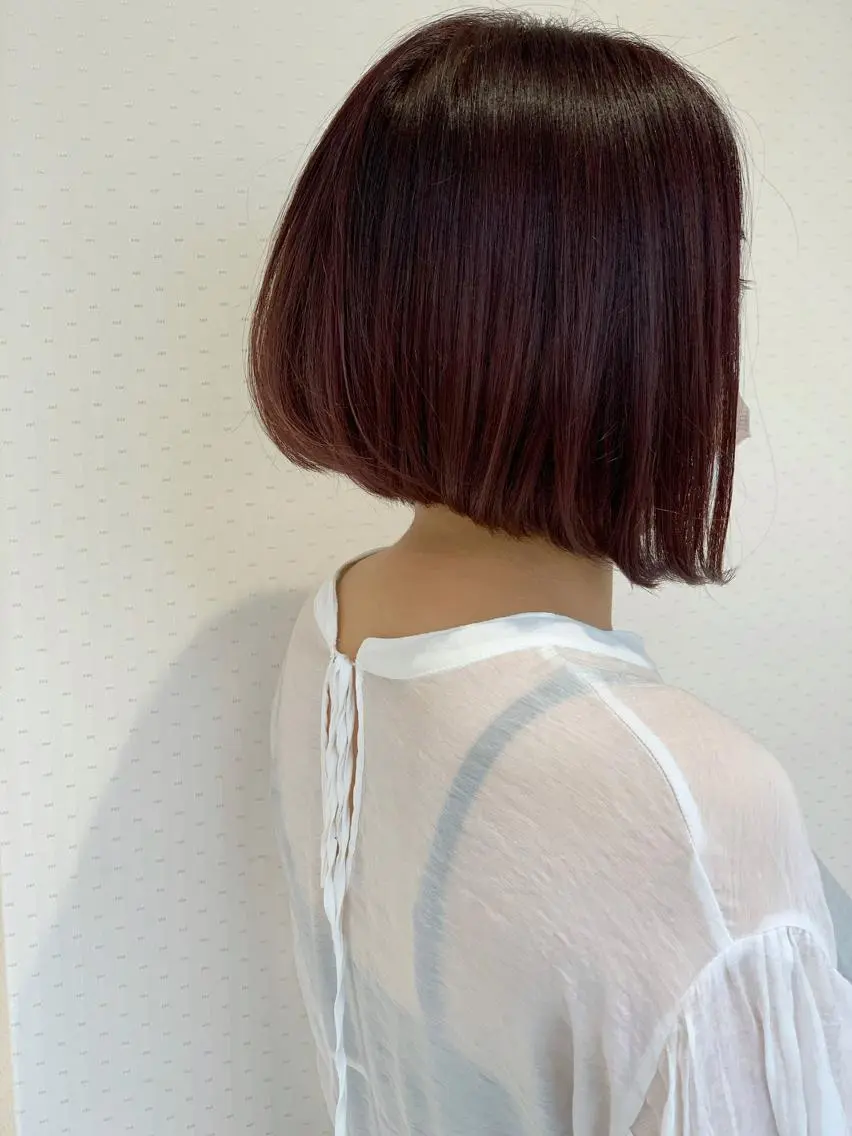 ショート カラー ヘアカラー トリートメント 似合わせ🌿‬髪質 改善🧸RYUGOのヘアスタイル