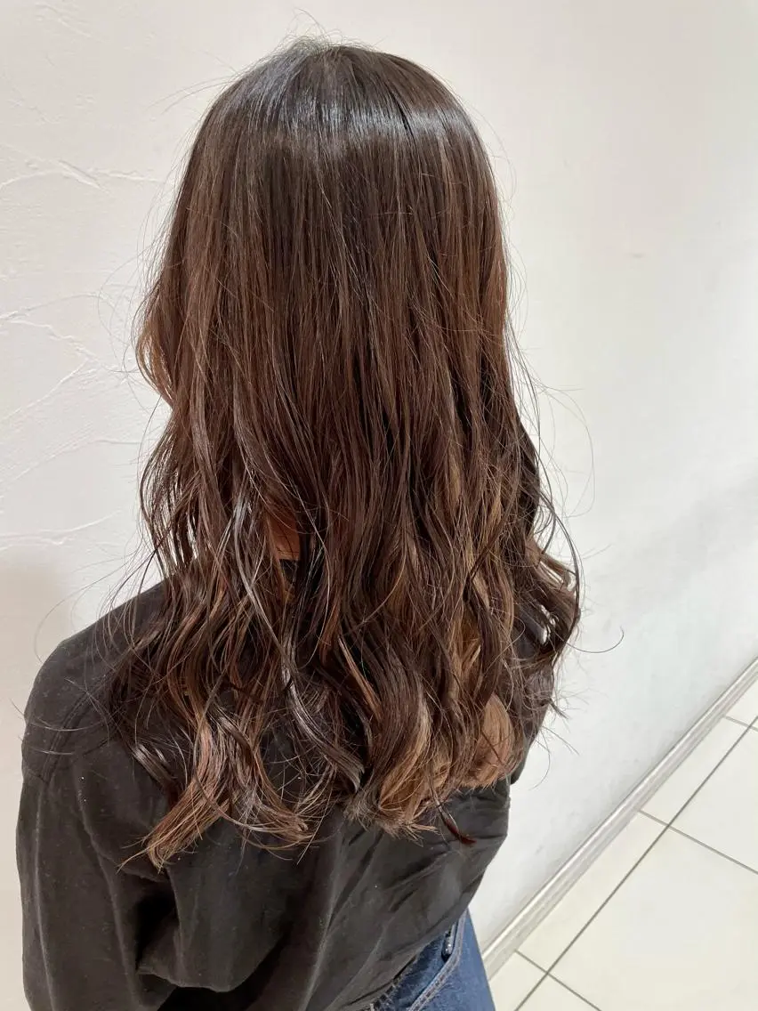 ロング カラー カット トリートメント ✂︎newi池袋✂︎ 長谷川寛のヘアスタイル