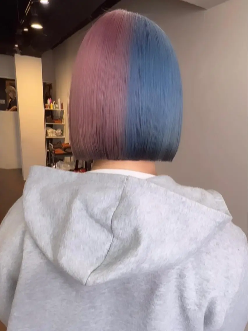 ショート カラー ヘアカラー トリートメント ヘアセット 🧡色落ちまで2度 楽しめる🧡ヨシキのヘアスタイル
