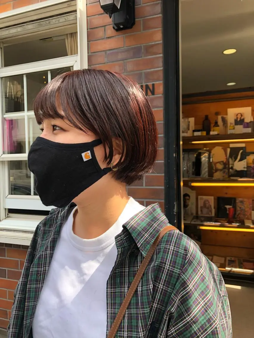 ショート カラー eri kinjoのヘアスタイル