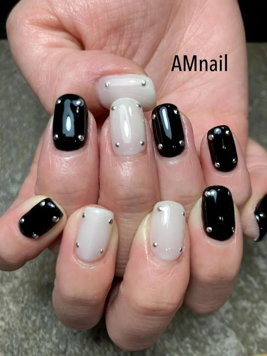 ネイル アートネイル 持ち込み シンプルネイル ハンドネイル Am:nail 柏 SUE（スゥ）のネイルデザイン