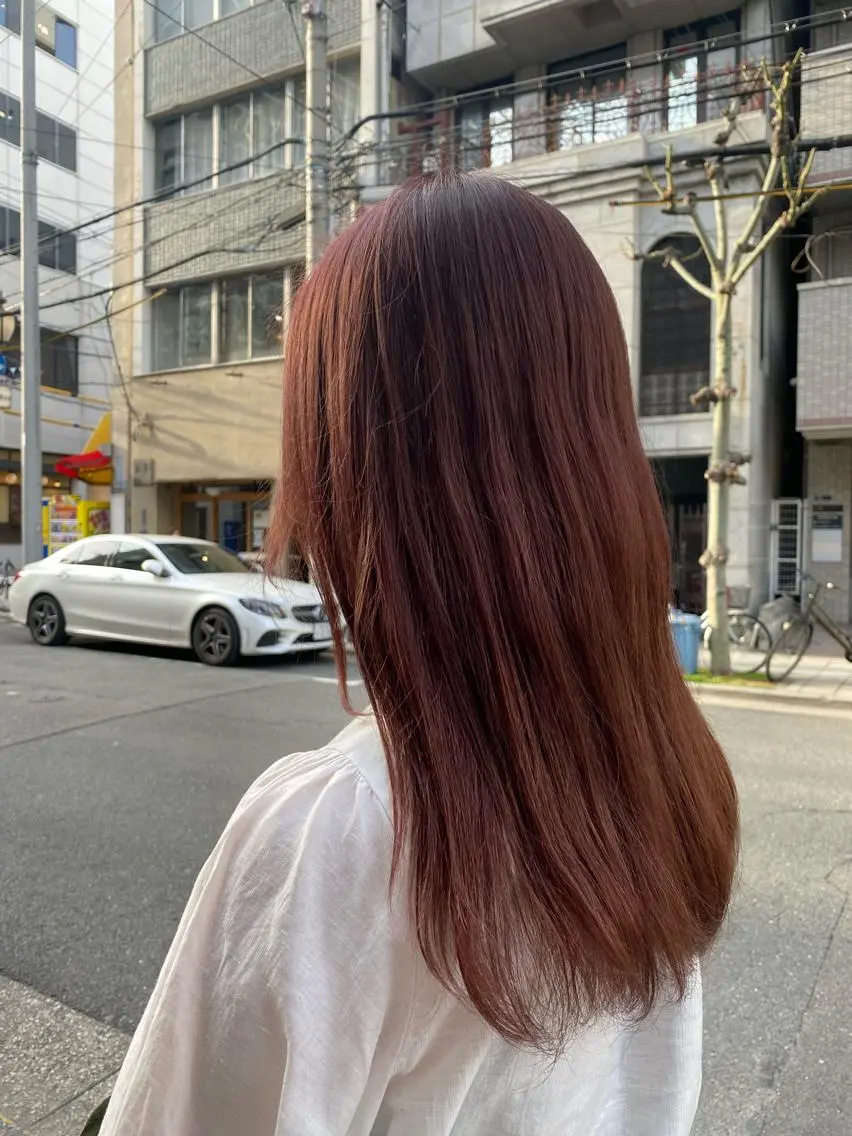 ロング カラー ヘアアレンジ 韓国好き🇰🇷 美容師MIKUのヘアスタイル