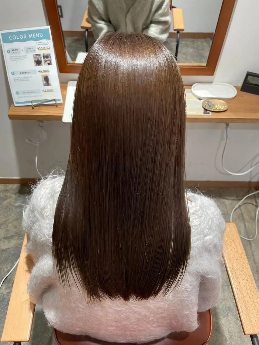 ロング トリートメント ヘアカラー ケア特化美容師 MITSUKIのヘアスタイル