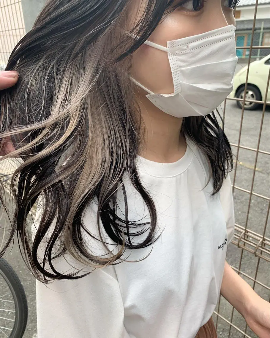 ミディアム カラー ベージュカラー ホワイトベージュ ヘアカラー トリートメント スダユーヤ 💫推しカラーウルフのヘアスタイル