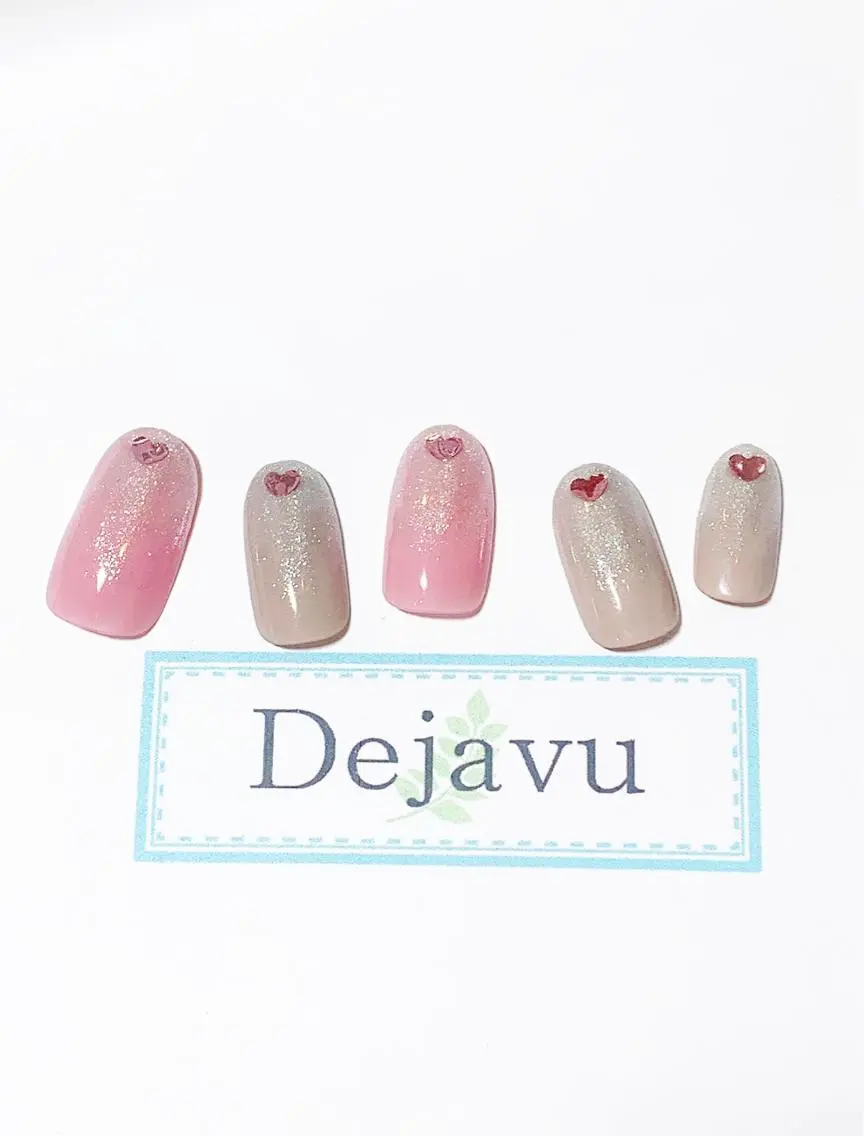 ネイル バレンタイン ハンドネイル Nail salon Dejavu 🌿のネイルデザイン