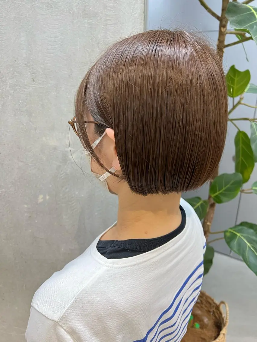 ショート カラー 谷町/Le'a /竹原しおなのヘアスタイル