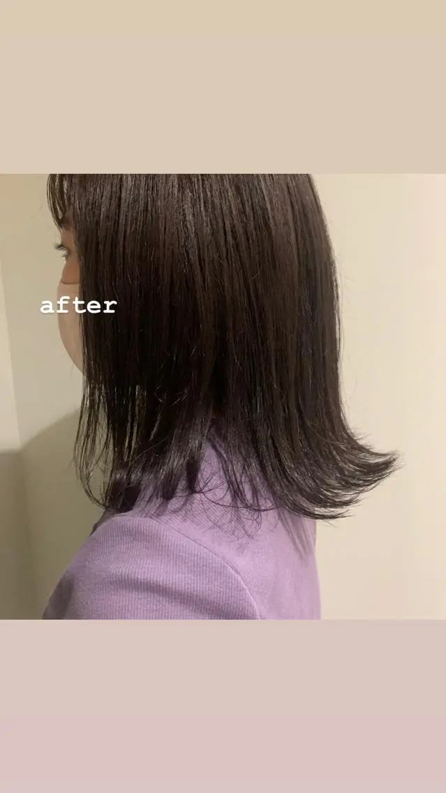 ミディアム ミディアムパーマ /癖毛パーマのヘアスタイル