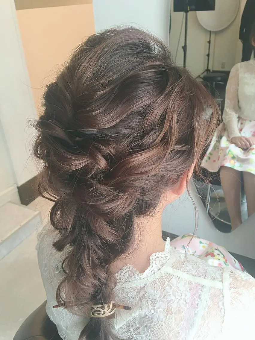 ミディアム 早稲田 千尋のヘアスタイル