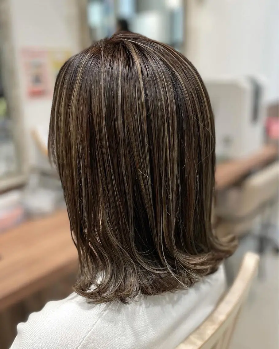 ミディアム カラー 井上 武輝のヘアスタイル
