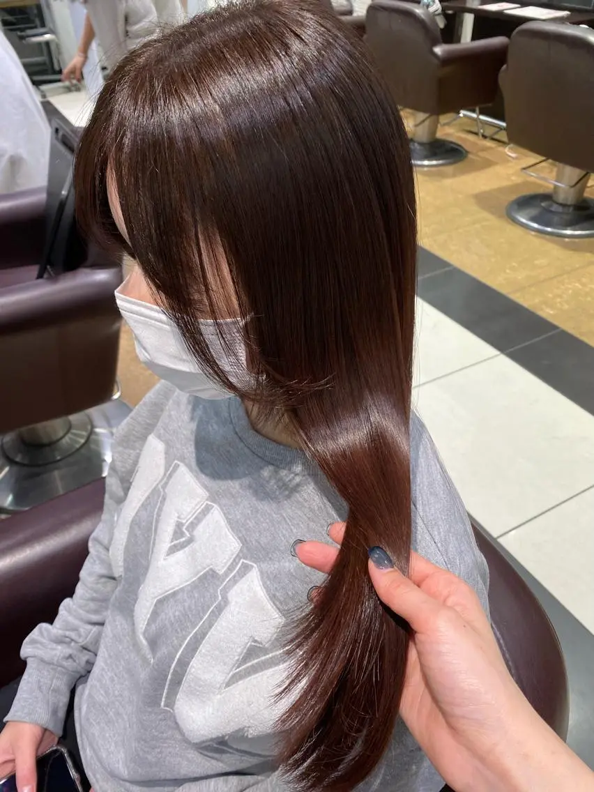ロング 髪質改善 トリートメント ヘアカラー 似合わせ提案サラ艶♡ 彩華のヘアスタイル
