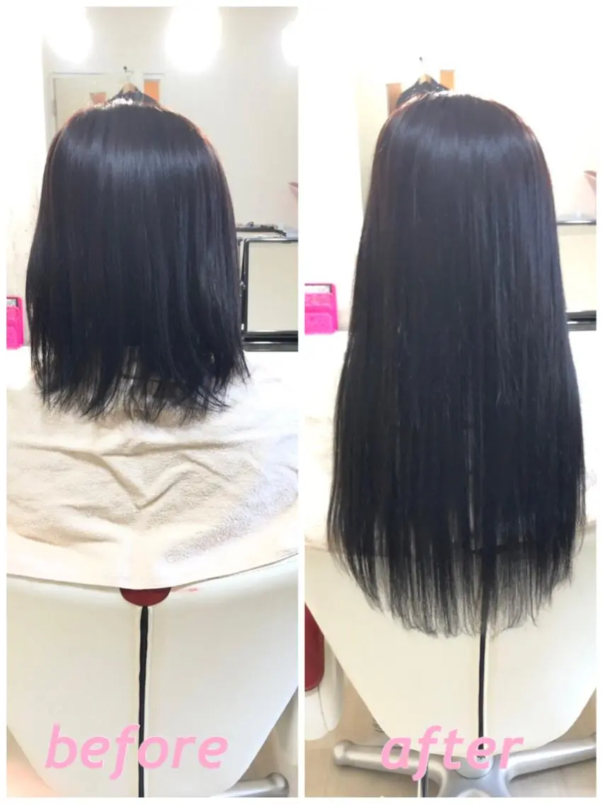 ロング エクステ 🌸ドレスアップ 心斎橋店🌸のヘアスタイル
