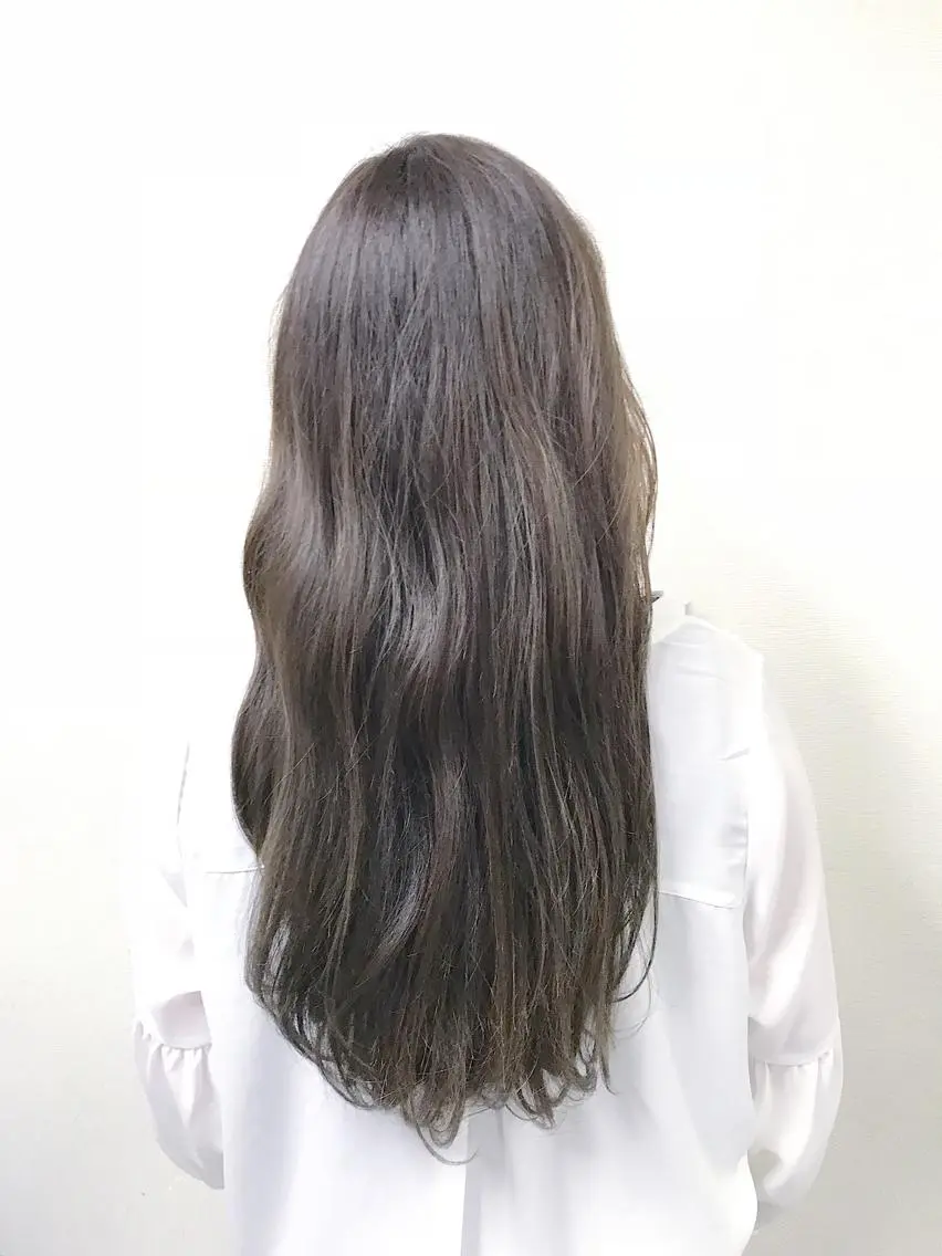 ロング カラー カット ヘアカラー ブリーチカラー/ 岩破瑞希のヘアスタイル