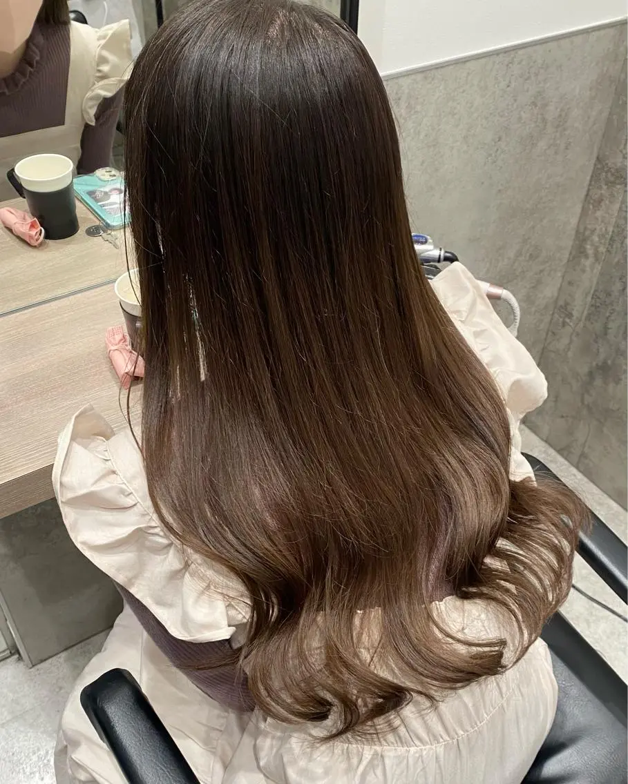 ロング カラー 💗ガーリーヘア🎀 saki💗のヘアスタイル