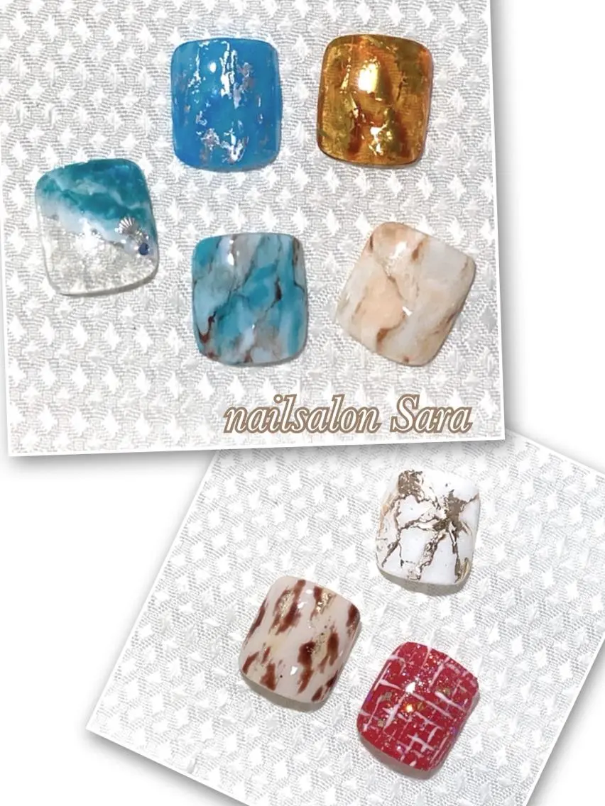 ネイル フットネイル nailsalon Saraのネイルデザイン