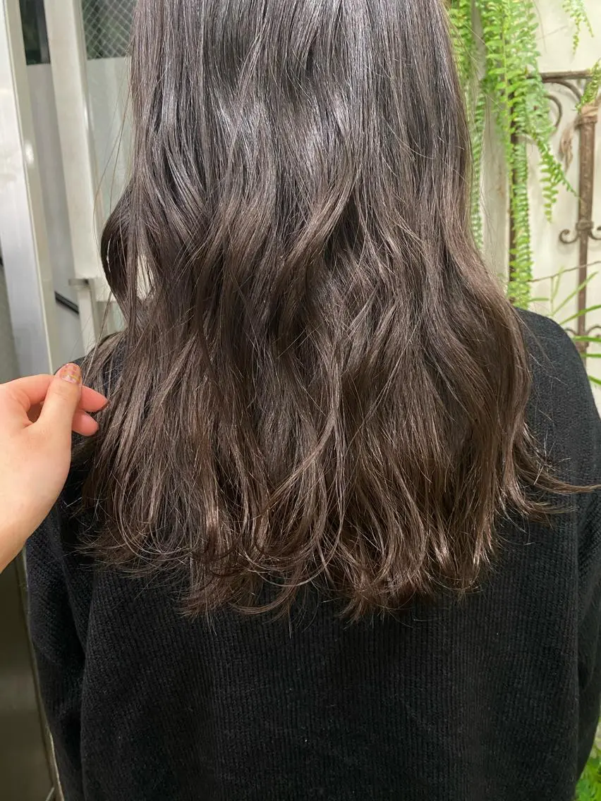 セミロング ヘアカラー なぎ🌿.∘[ボブ, ニュアンスカラー]のヘアスタイル